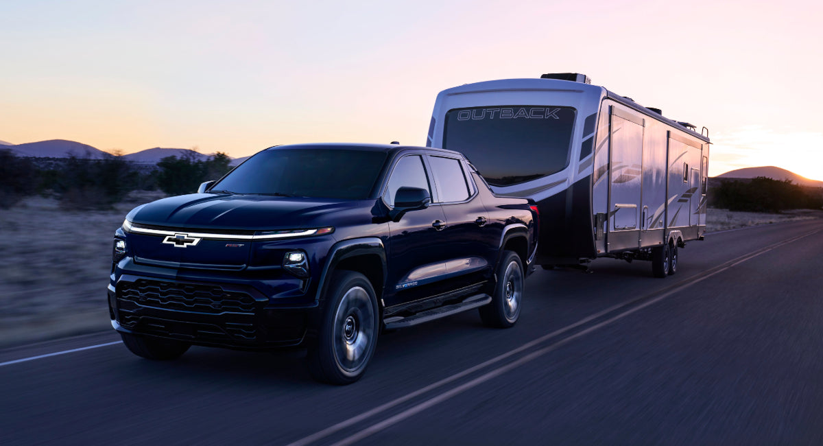 Chevy Pulling a Trailer