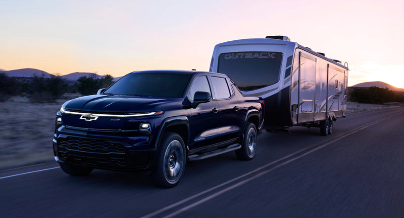 Chevy Pulling a Trailer