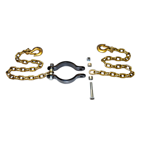 3109 safety chains assembly on white background