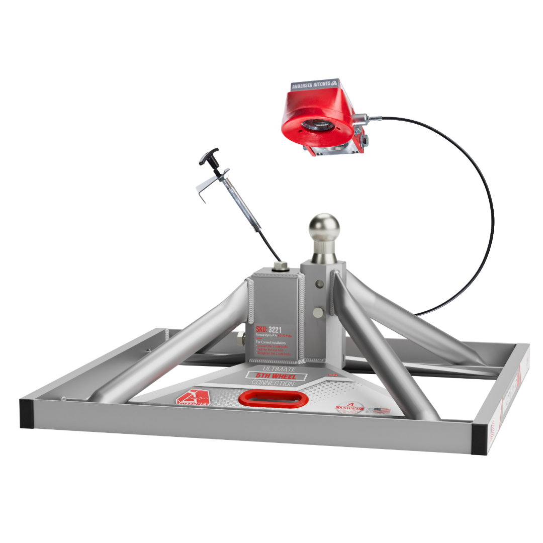 Ultimate 5th Wheel connection 3221. A lightweight towing solution.