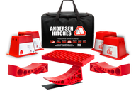 Double Axle Travel Trailer Kit- Duffel Bag with 11-pc Kit for Dual Axle Bumper-Pull Trailers