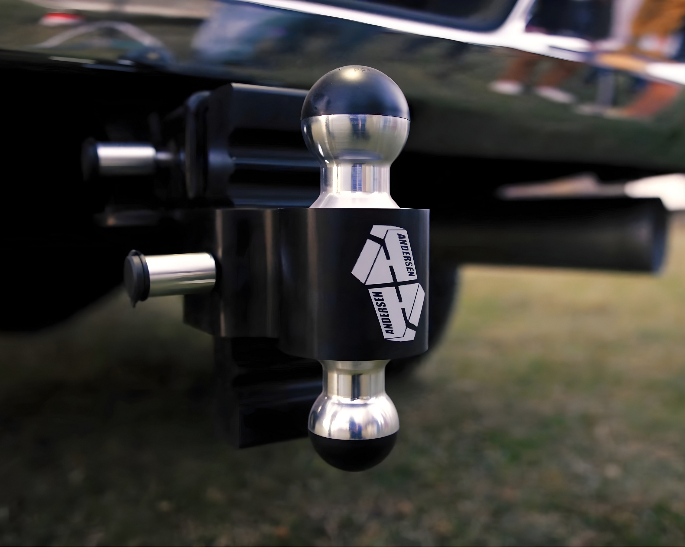 Andersen Hitches Black Anodized Rapid Hitch on a truck