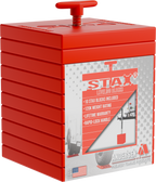 STAX with Packaging in transparent background Studio