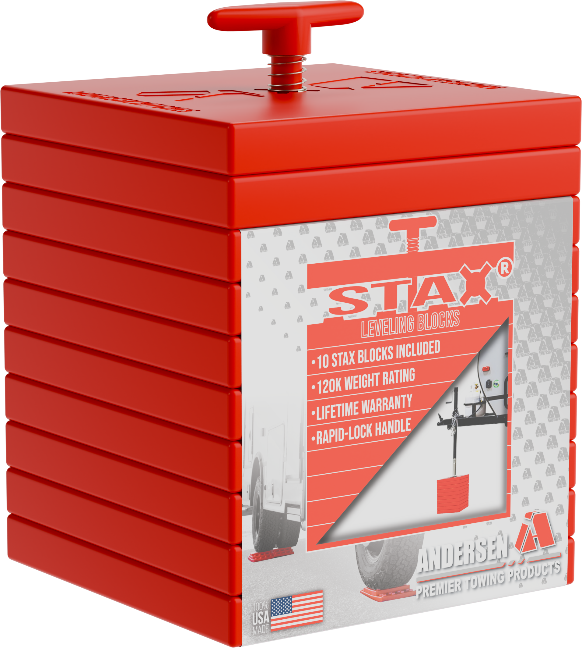 STAX with Packaging in transparent background Studio