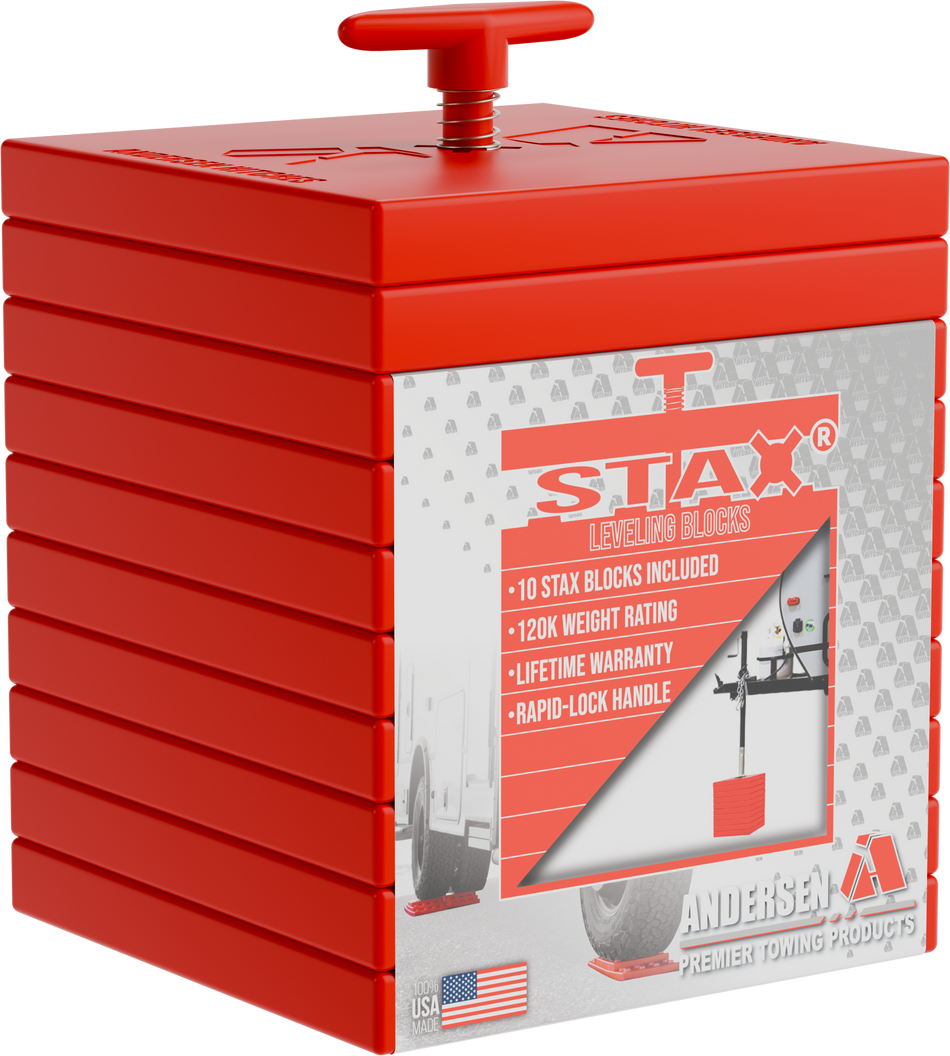 STAX with Packaging in transparent background Studio