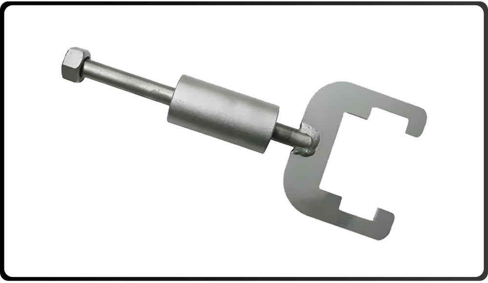 Slide Hammer tool with white background and a border.