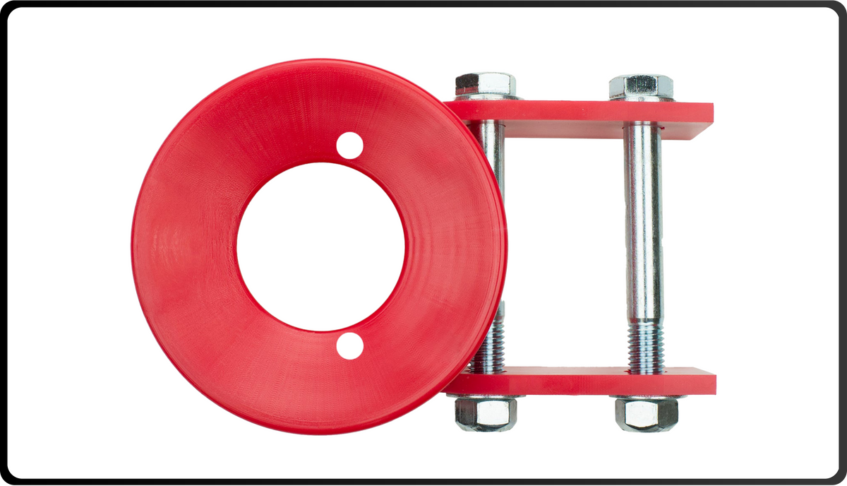 Ultimate Connection Ball Funnel For Kingpin Coupler Block with white background