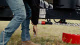 Andersen Hitches Weight Distribution Hitch maintenance with wrench.