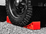 black white TuffChock wnder trailer wheel