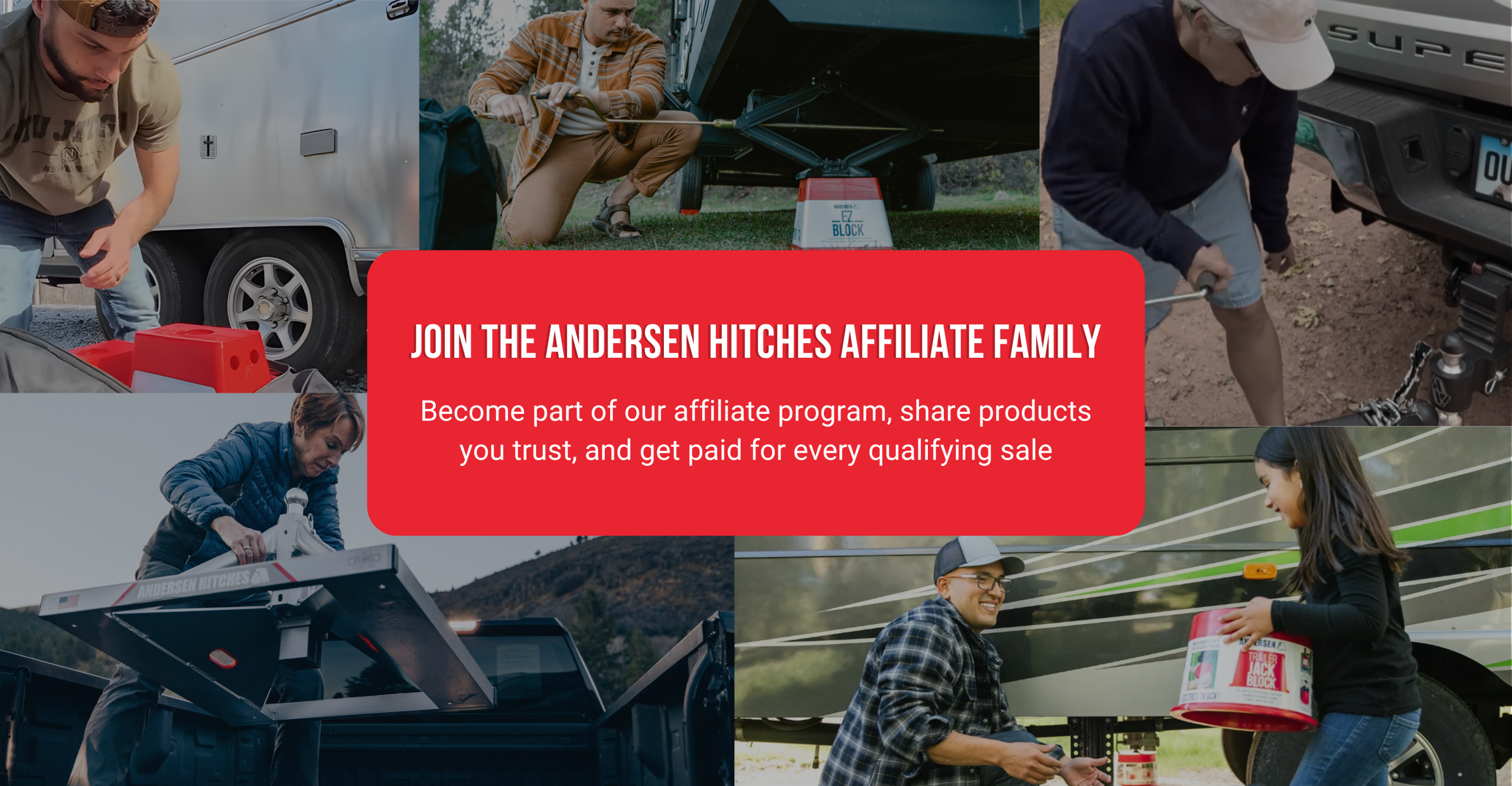 Join Andersen Hitches Affiliate Program and earn 20% commission with free products